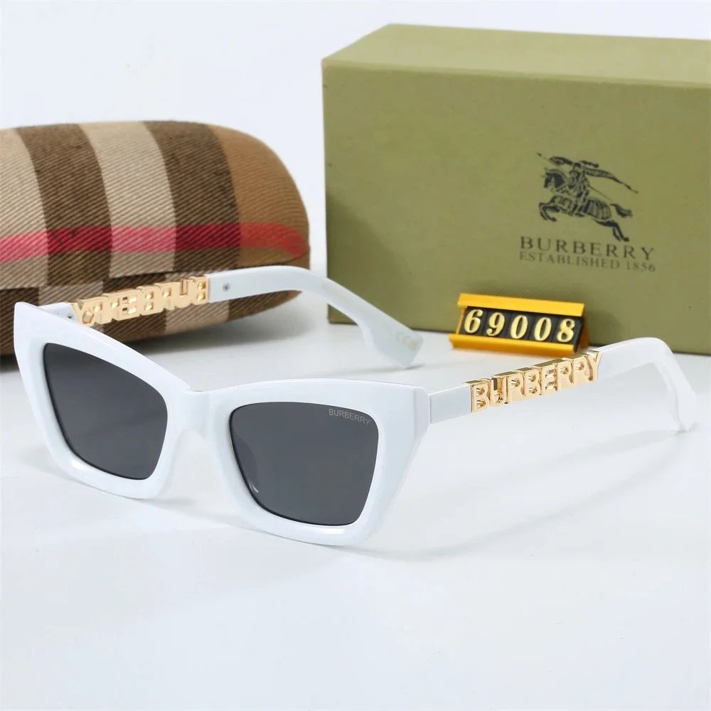 Burberry Square Frame Brown Gradient Sunglasses - 9