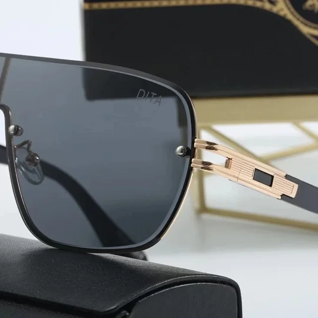 DITA Eyewear 2273 square metal-frame sunglasses product detail image 2