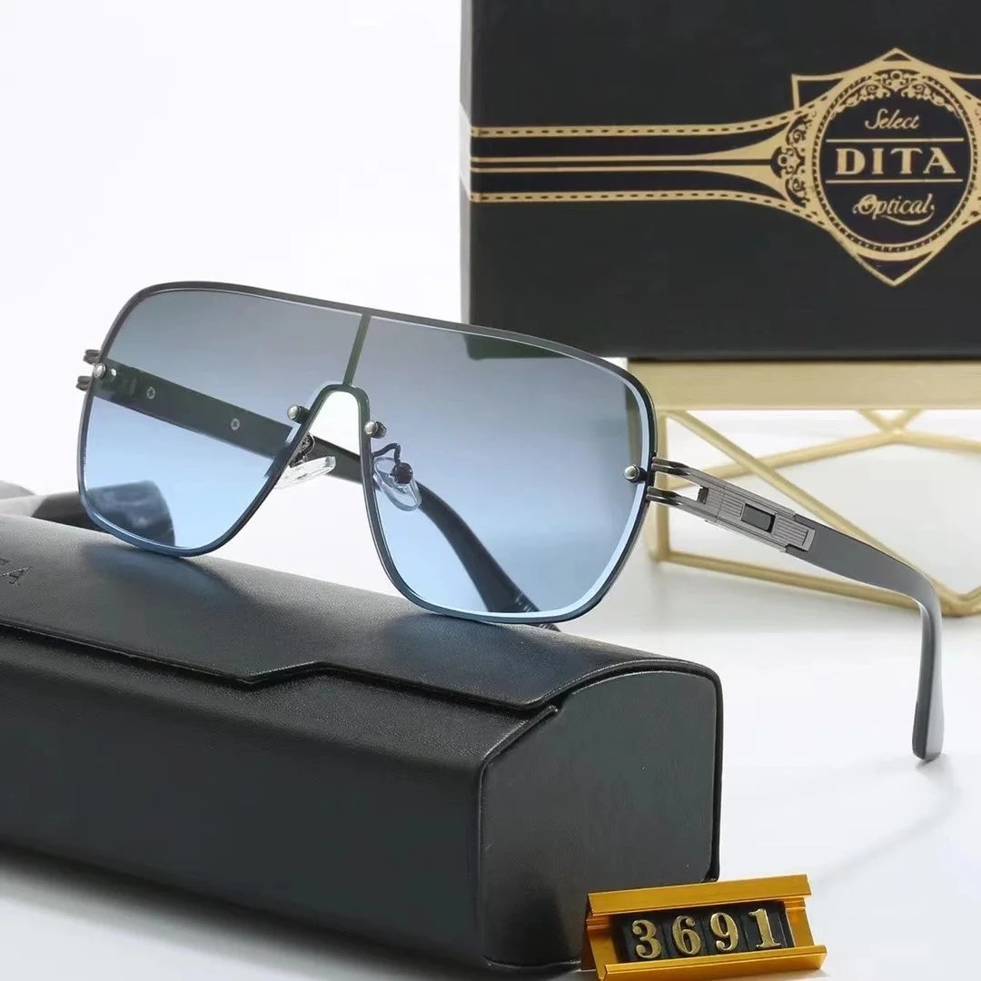 DITA 7391 Black Gradient Aviator Sunglasses - 10