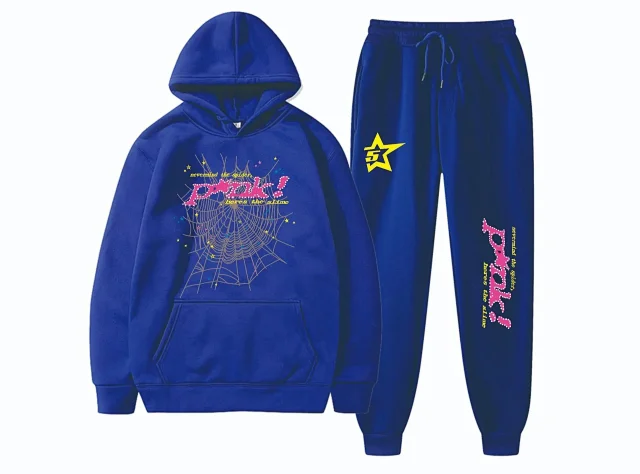 Unbranded Tracksuits Spiderweb Graphic Hoodie and Joggers Set product detail image 7