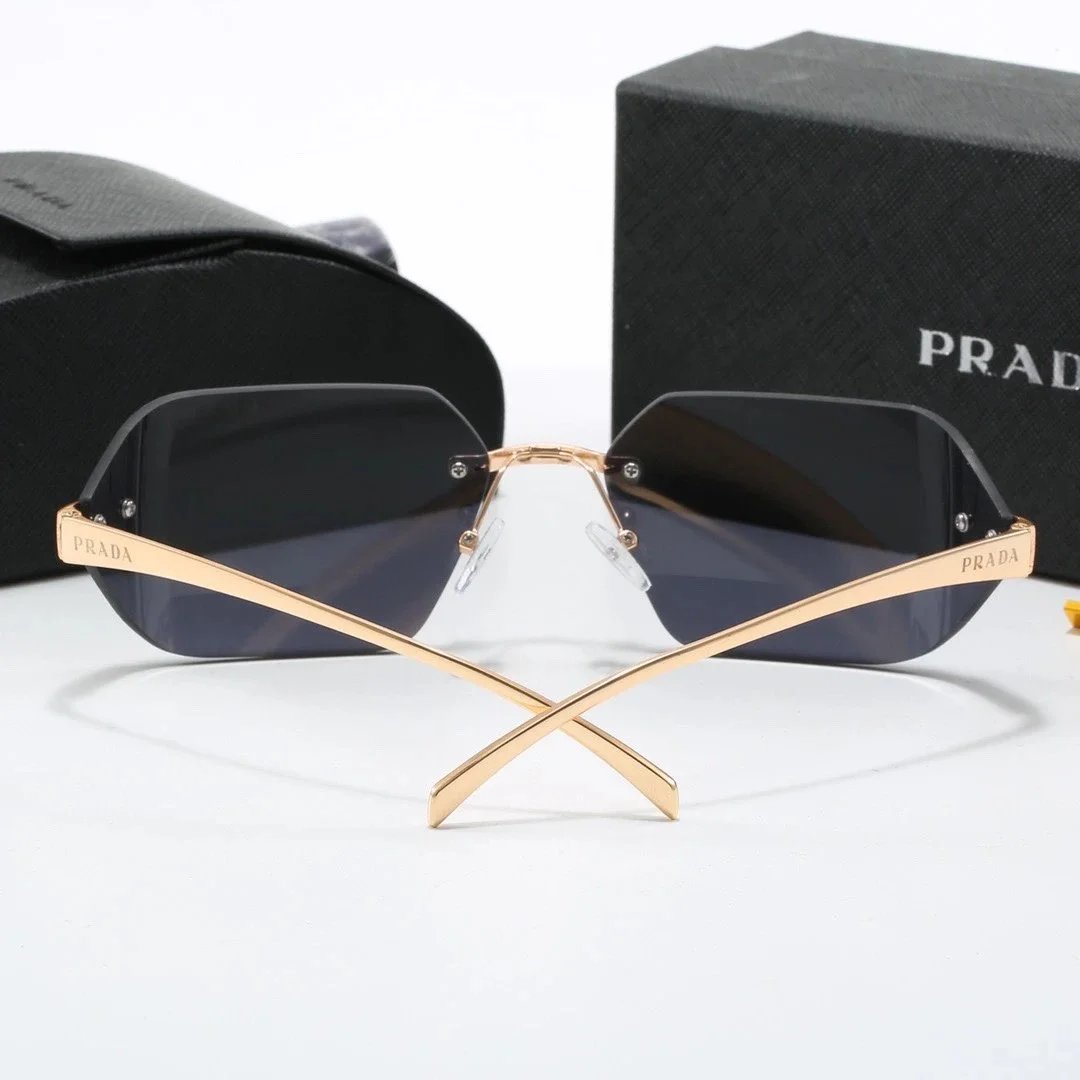 Prada Aviator-Style Gradient Purple Sunglasses - 3