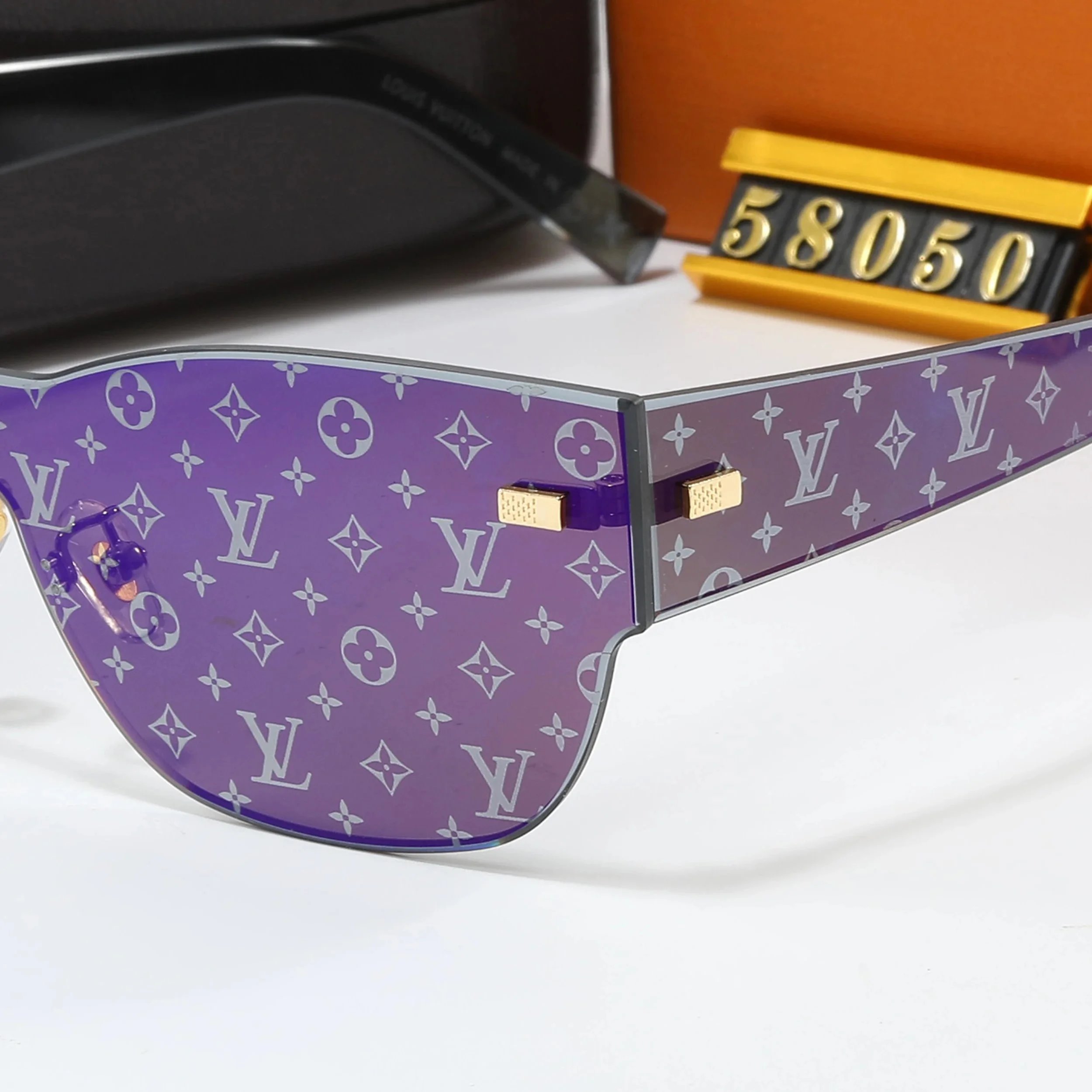Louis Vuitton Monogram Shield Sunglasses Orange Gradient - 8