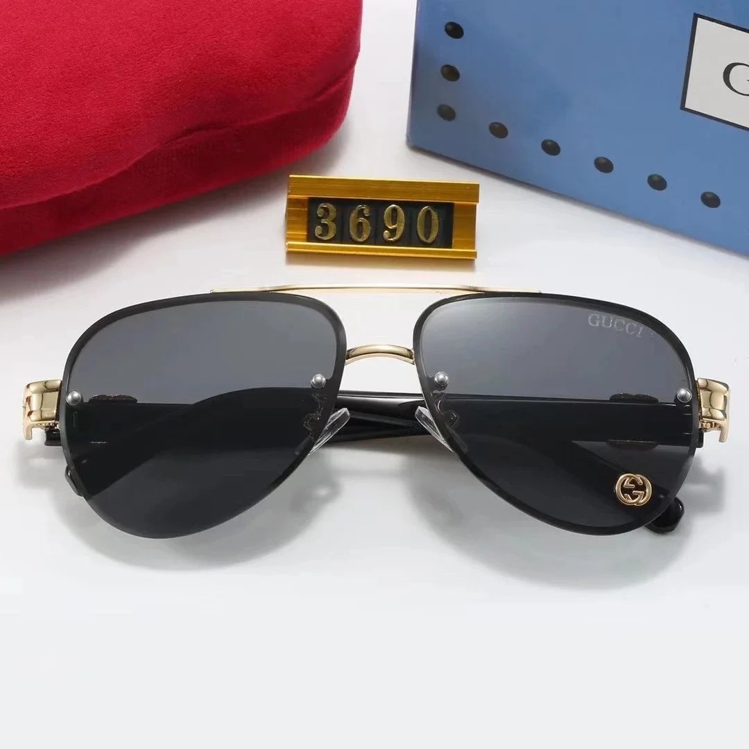 Gucci GG Marmont Square Sunglasses Gray Gradient - 3