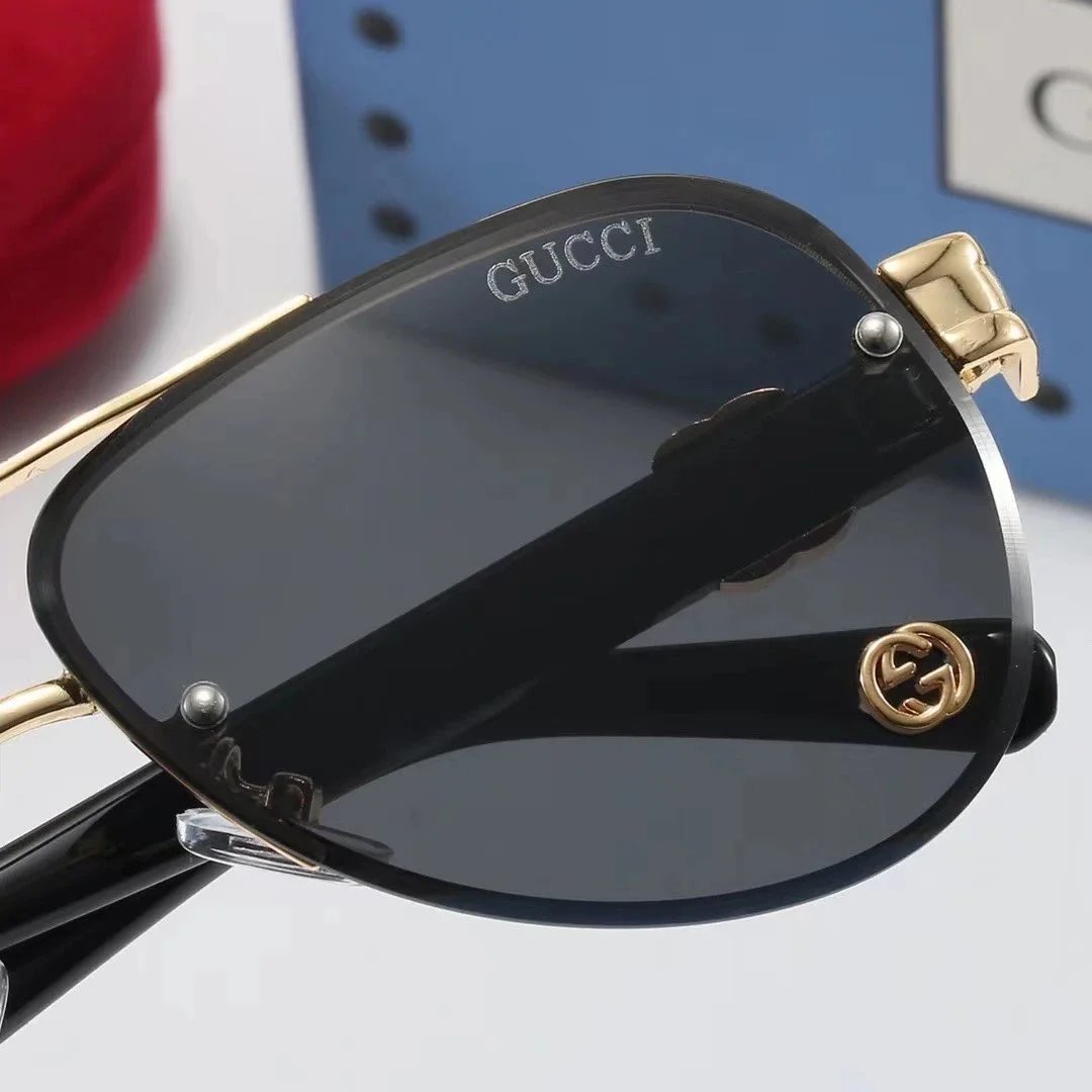 Gucci GG Marmont Square Sunglasses Gray Gradient - 6