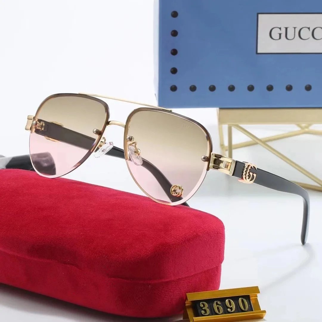 Gucci GG Marmont Square Sunglasses Gray Gradient - 9