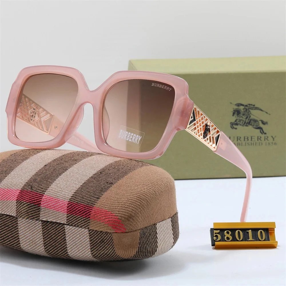 Burberry Square Frame Brown Gradient Sunglasses - 7