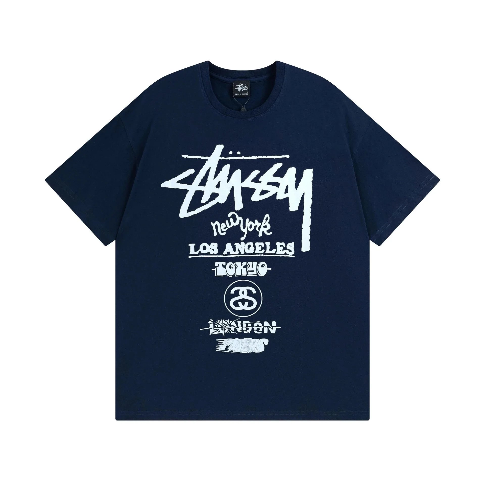 Stussy Logo Tee White T-Shirt - 20
