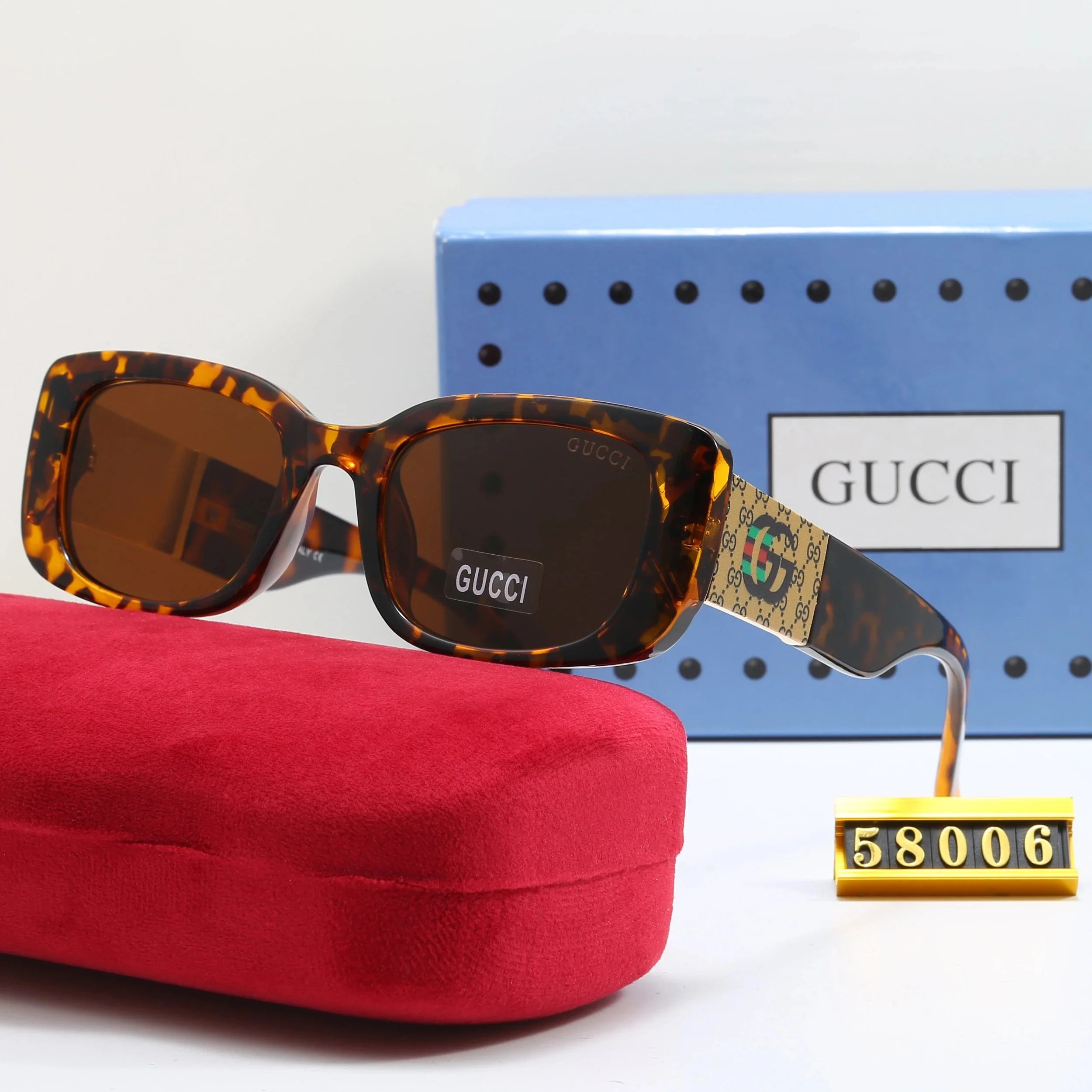 Gucci Square Frame Gradient Lens Sunglasses - 3