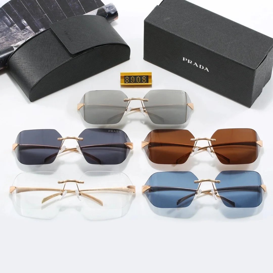 Prada Aviator-Style Gradient Purple Sunglasses - 2