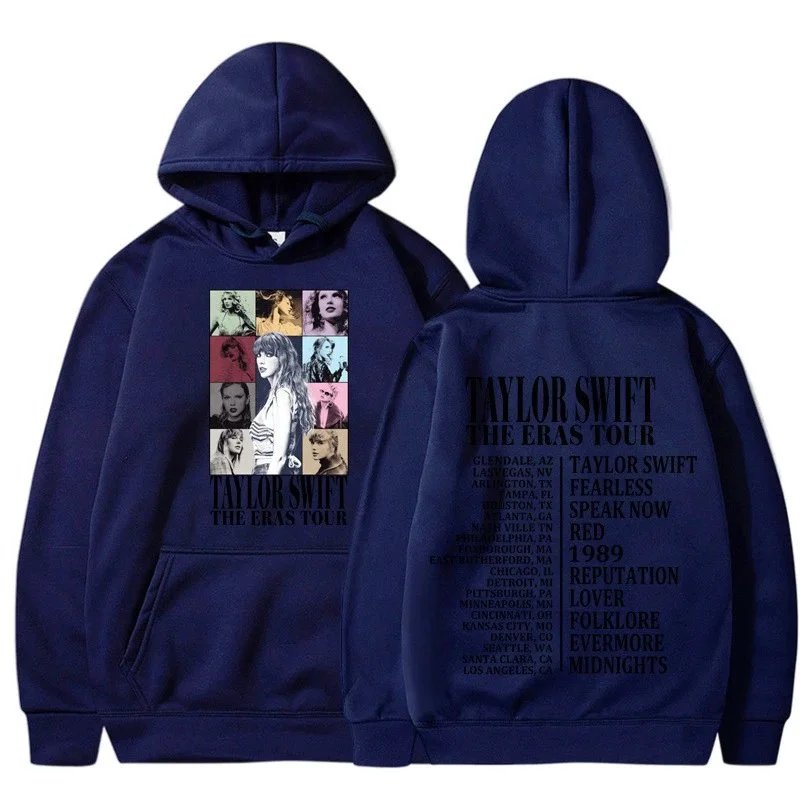 Design Taylor Swift The Eras Tour Black Hoodie - 7