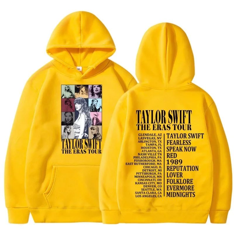 Design Taylor Swift The Eras Tour Black Hoodie - 13