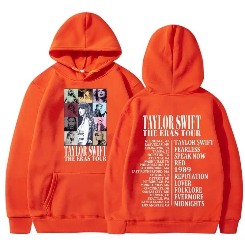 Design Taylor Swift The Eras Tour Black Hoodie - 16