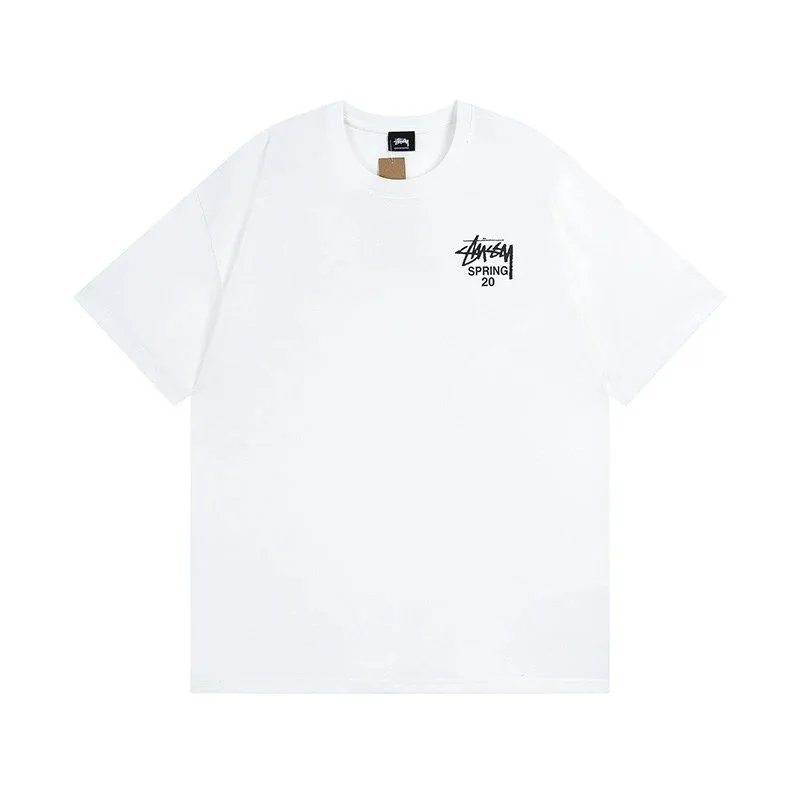 Stussy Logo Tee White T-Shirt - 31