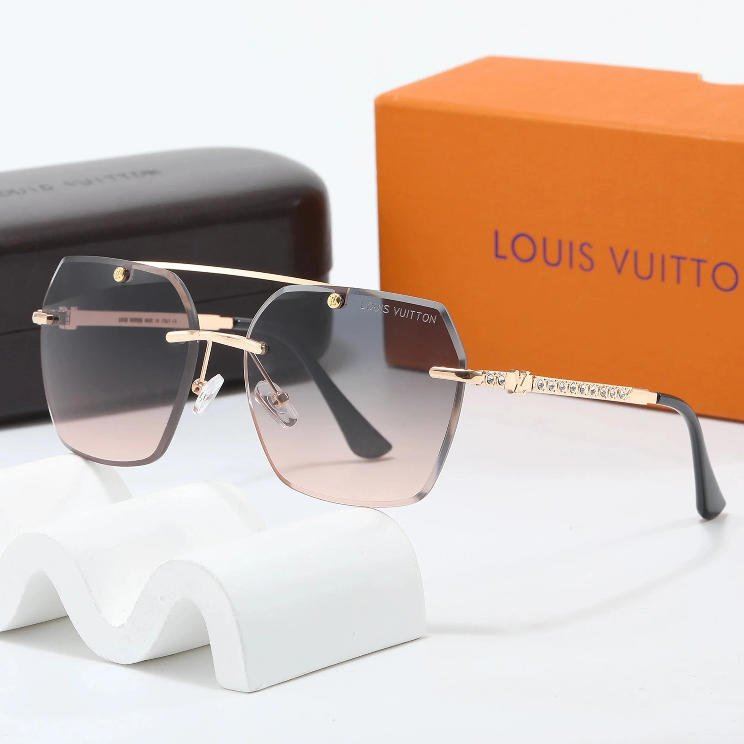 Louis Vuitton Monogram Shield Sunglasses White - 6