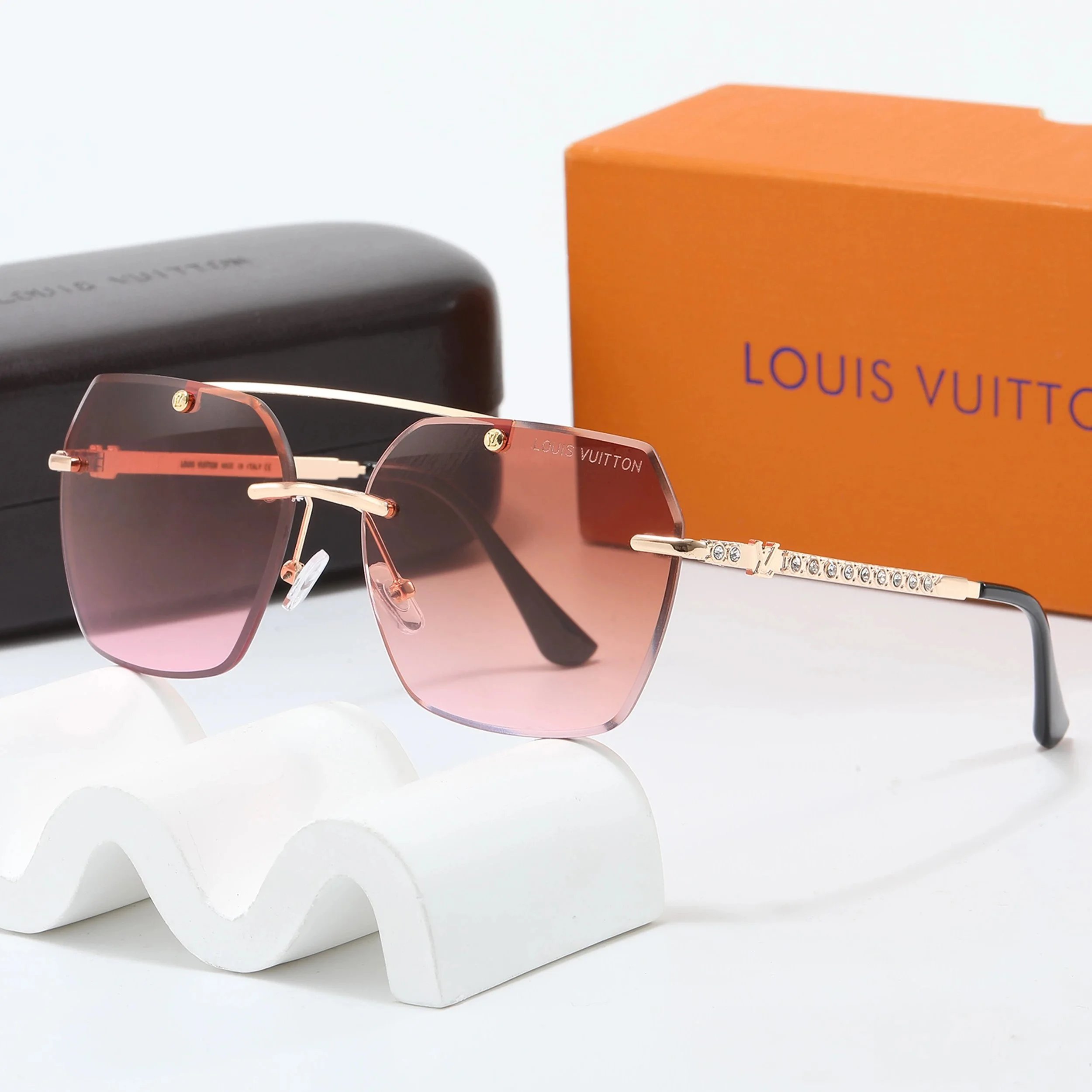 Louis Vuitton Monogram Shield Sunglasses White - 8