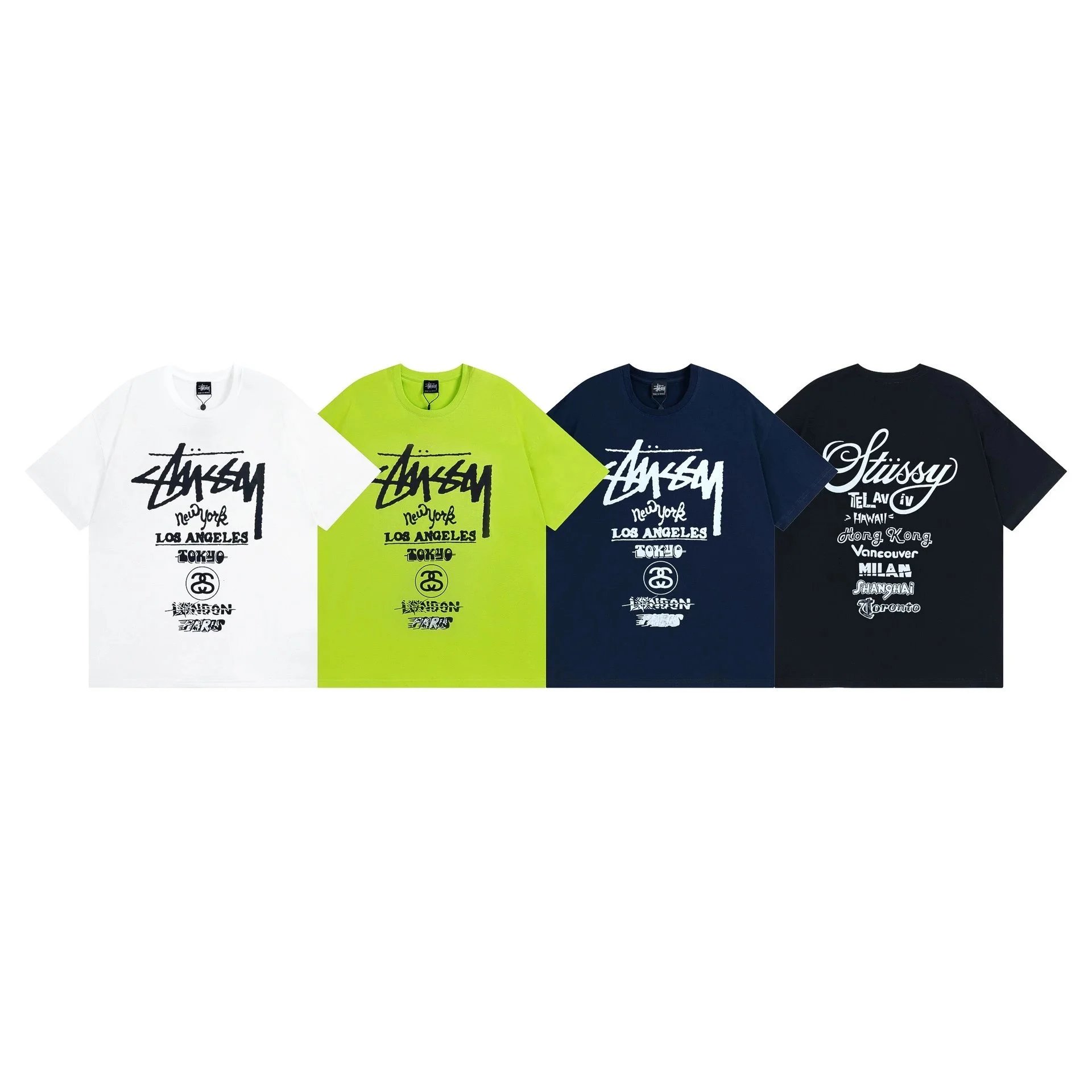 Stussy Logo Tee White T-Shirt - 6