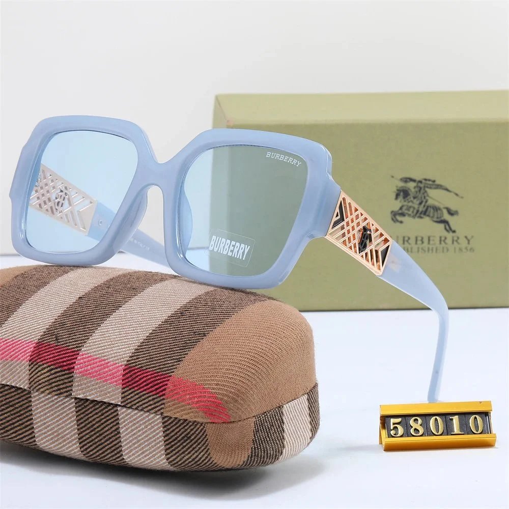 Burberry Square Frame Brown Gradient Sunglasses - 6