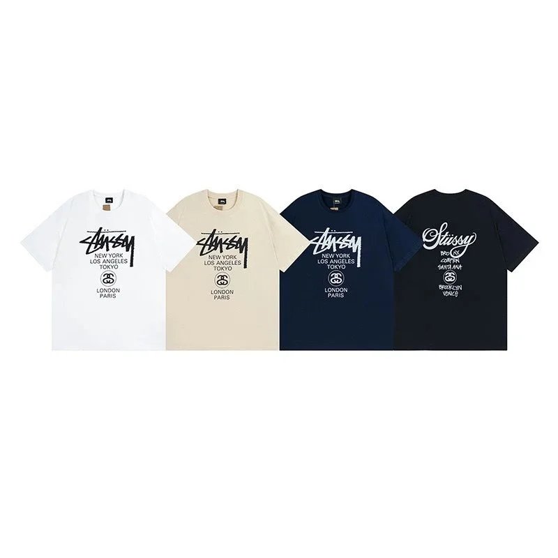 Stussy Logo Tee White T-Shirt - 4