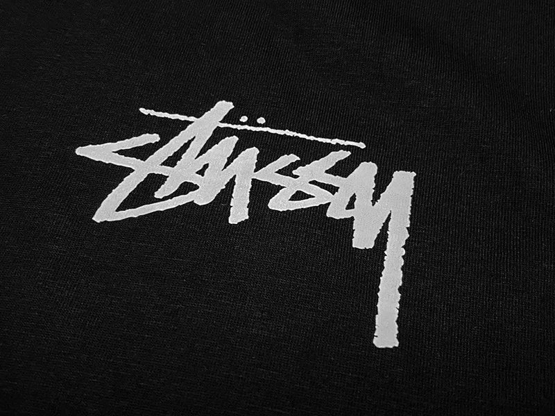 Stussy Logo Tee White T-Shirt - 14