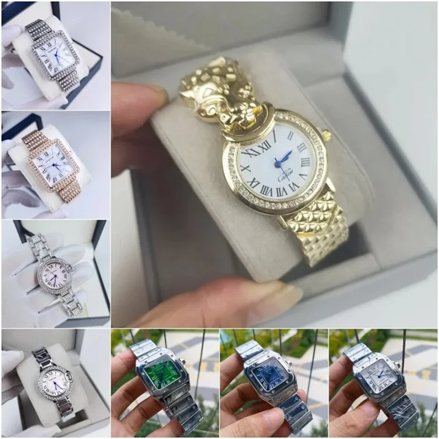 Cartier Watches Square Roman-numeral dial with screw-link bracelet product detail image 1