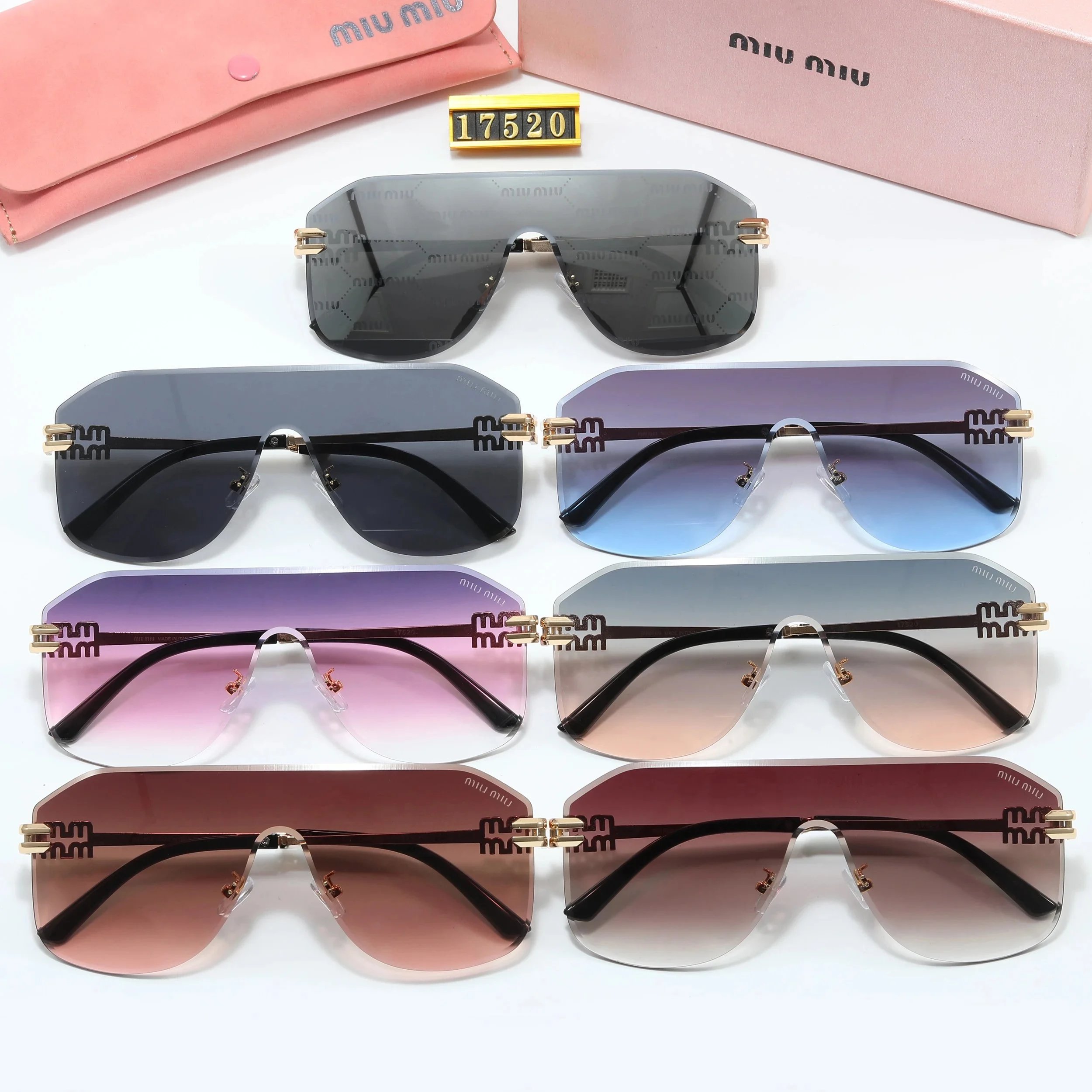 Miu Miu Square Frame Optical Glasses Black - 3