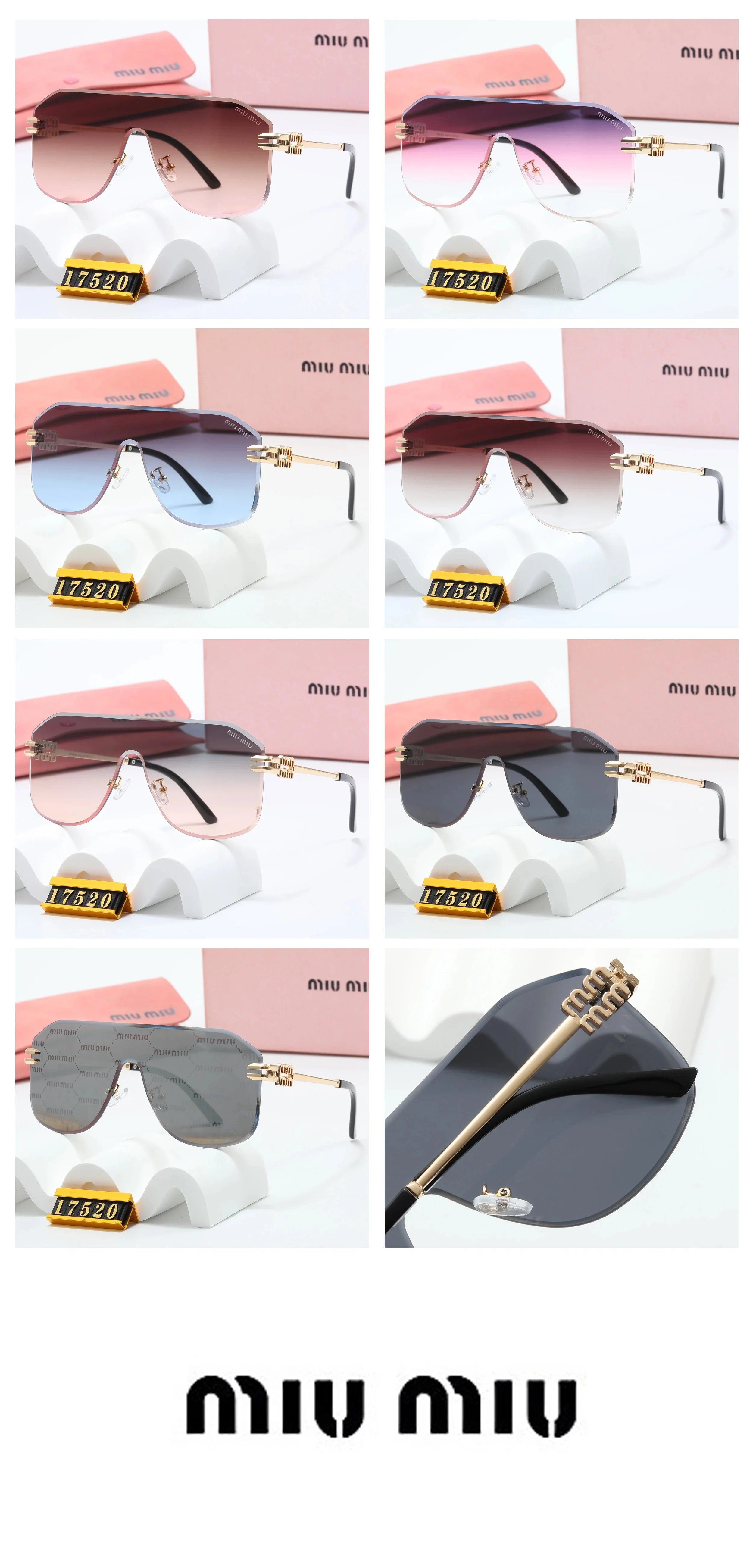Miu Miu Square Frame Optical Glasses Black - 2