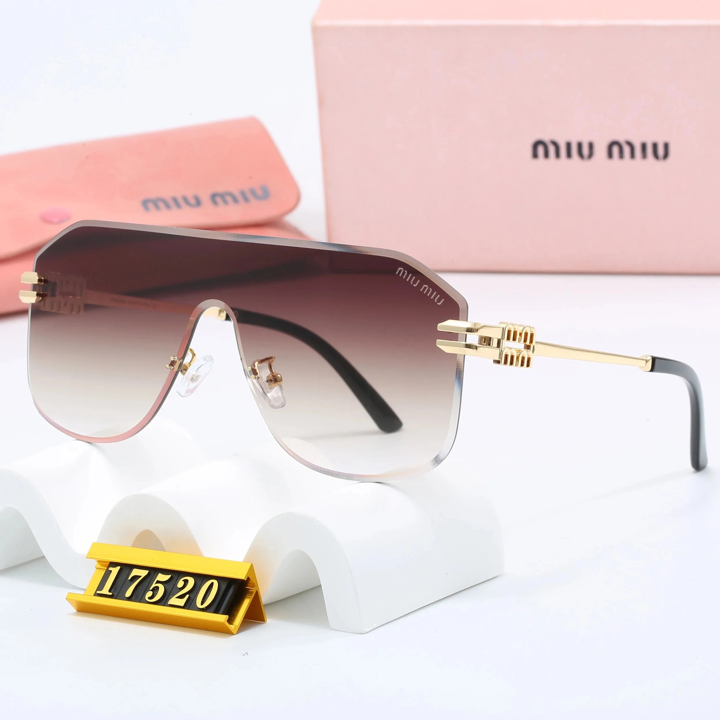 Miu Miu Square Frame Optical Glasses Black - 10