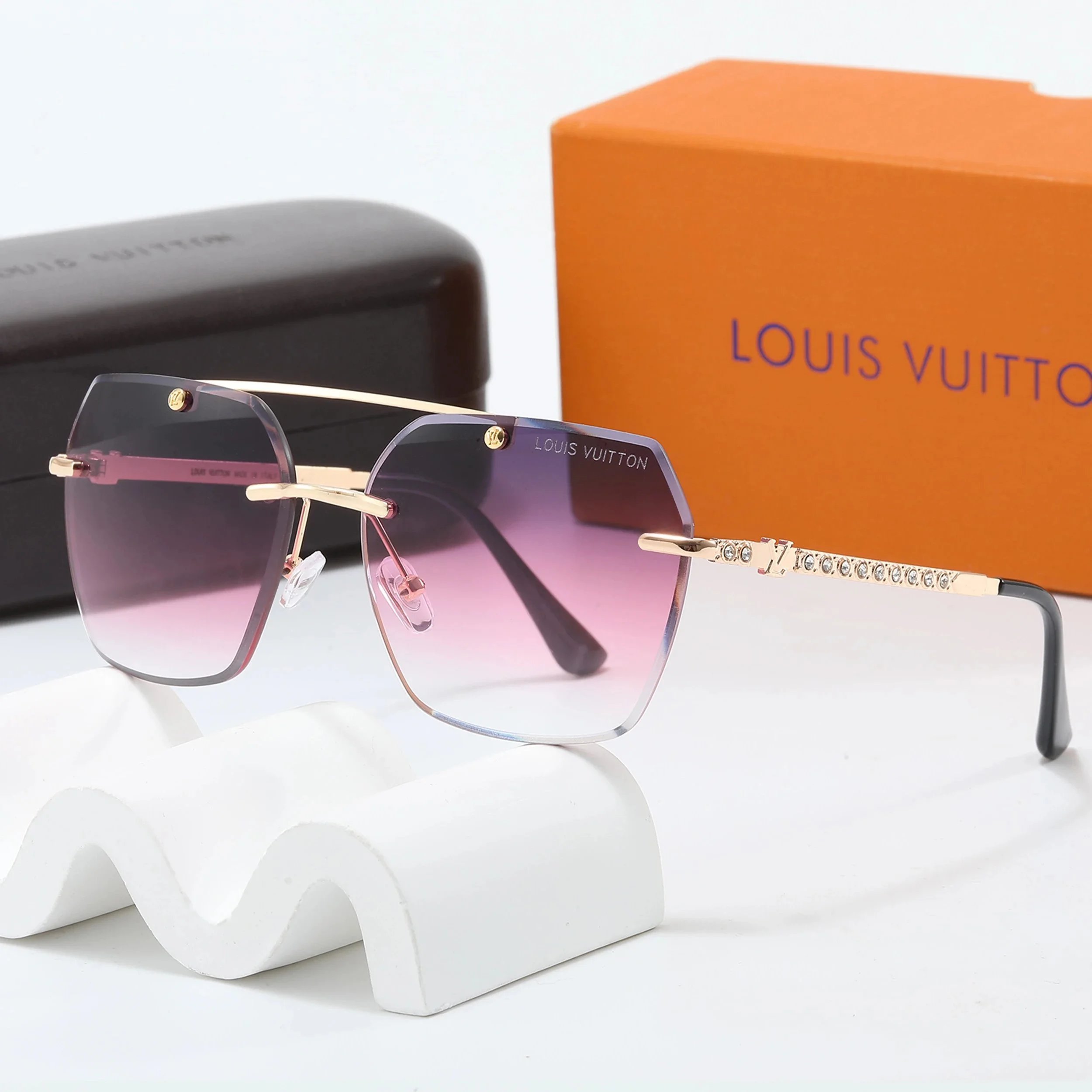 Louis Vuitton Monogram Shield Sunglasses White - 5