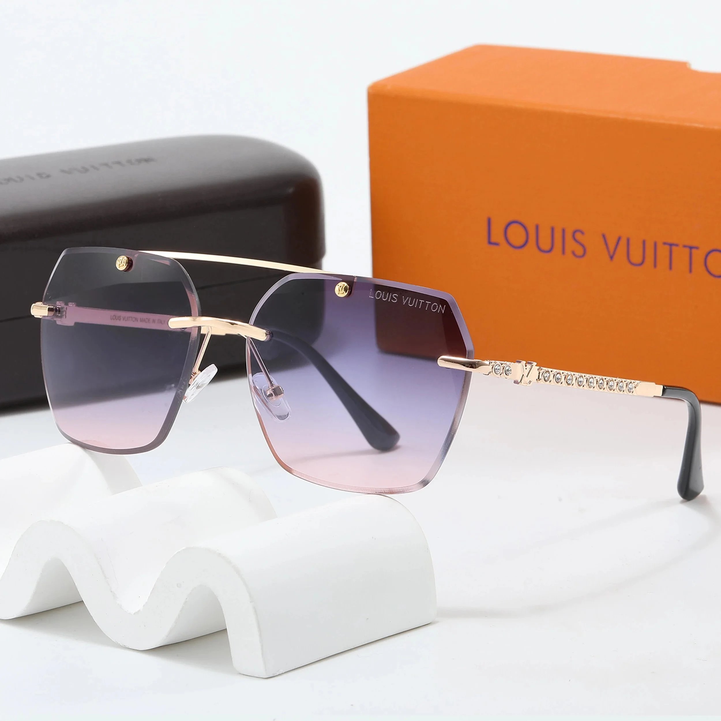 Louis Vuitton Monogram Shield Sunglasses White - 10