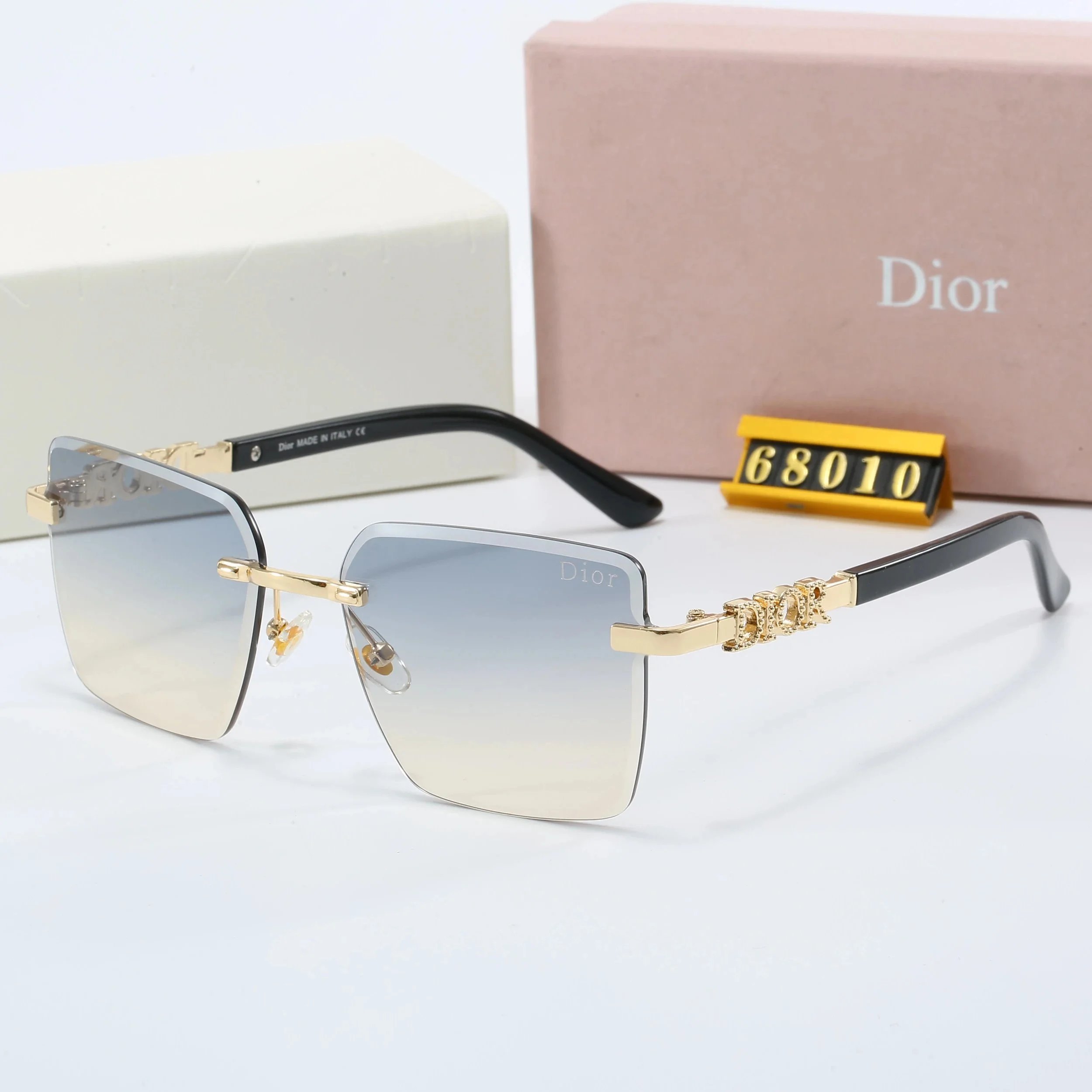 Dior Eyewear Cat-eye frames with CD temple logo — 10