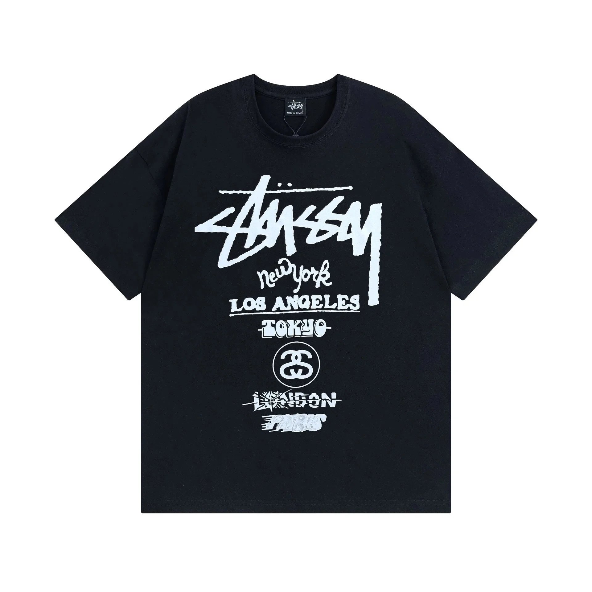 Stussy Logo Tee White T-Shirt - 25