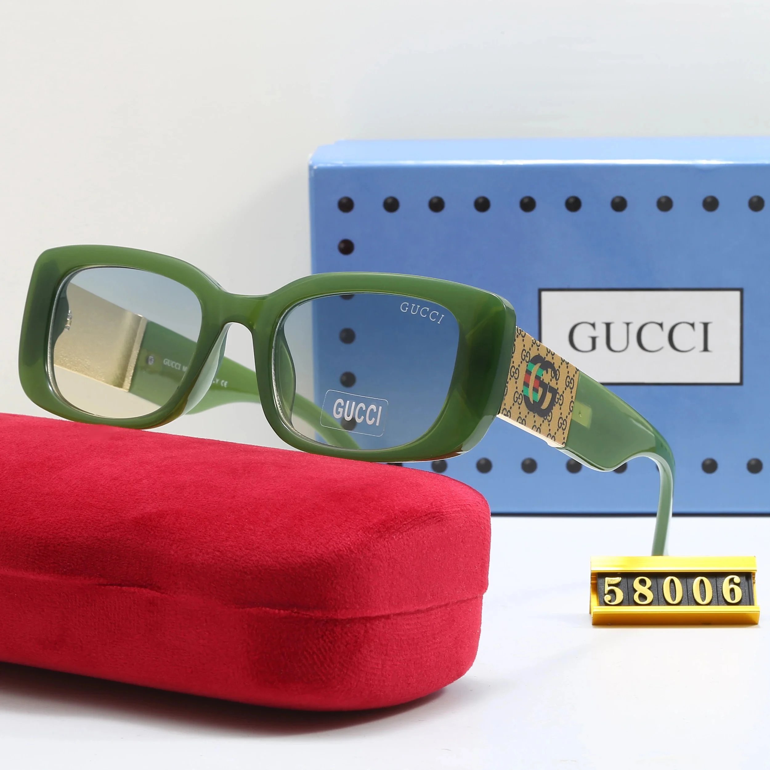 Gucci Square Frame Gradient Lens Sunglasses - 2