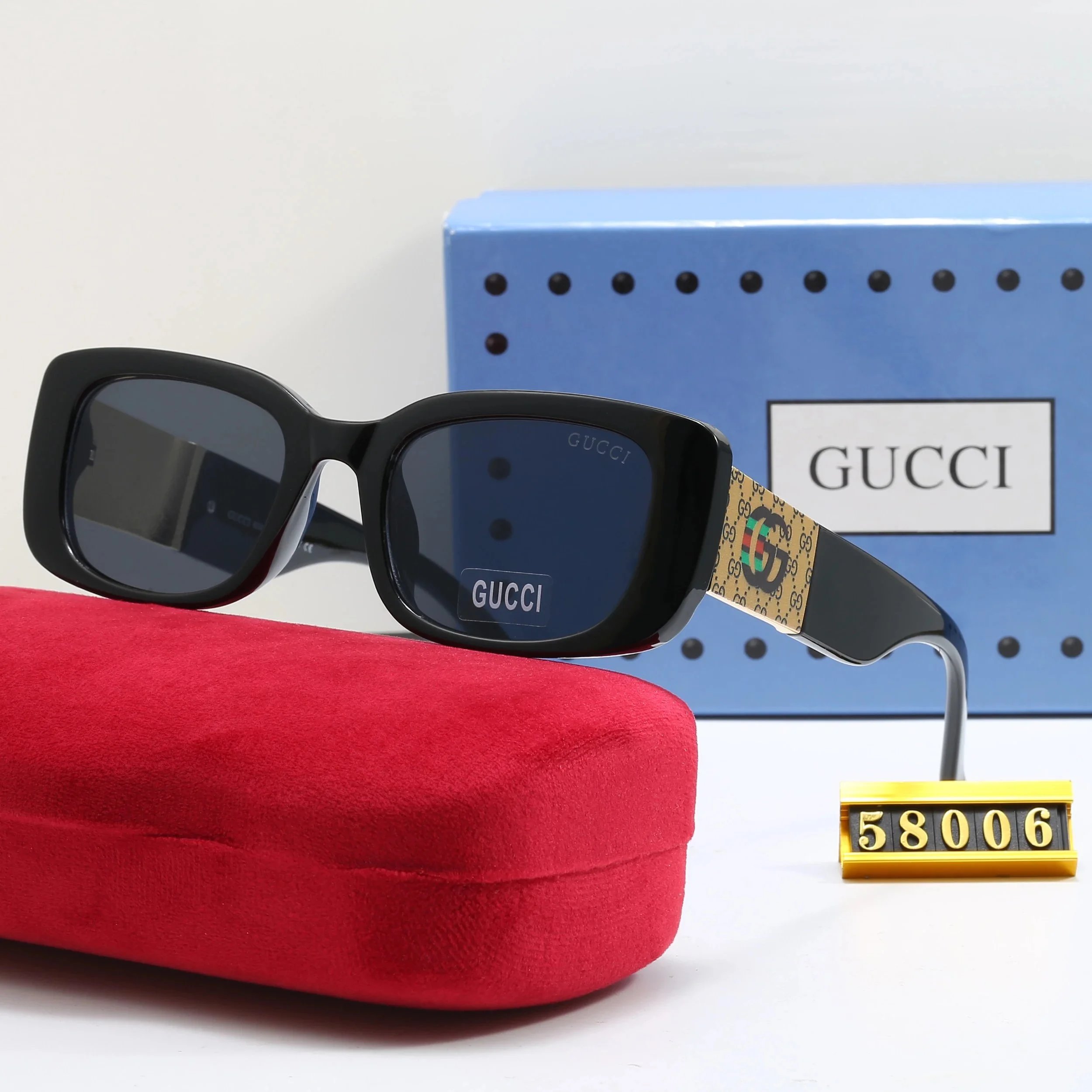 Gucci Square Frame Gradient Lens Sunglasses - 5