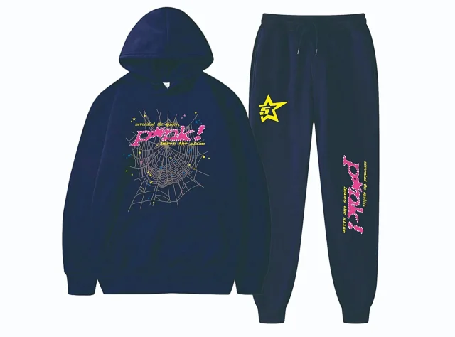 Unbranded Tracksuits Spiderweb Graphic Hoodie and Joggers Set product detail image 9