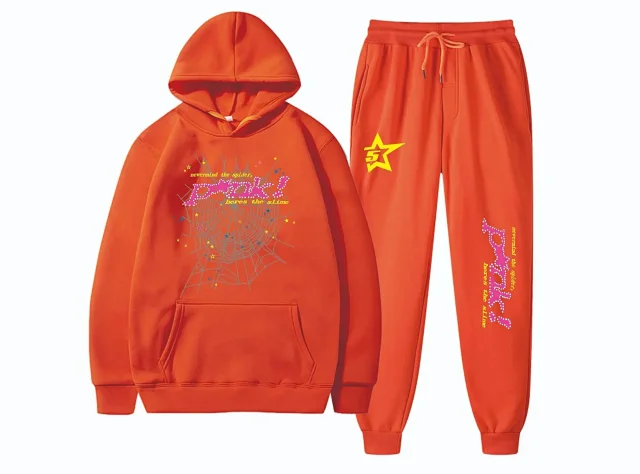 Unbranded Tracksuits Spiderweb Graphic Hoodie and Joggers Set product detail image 11