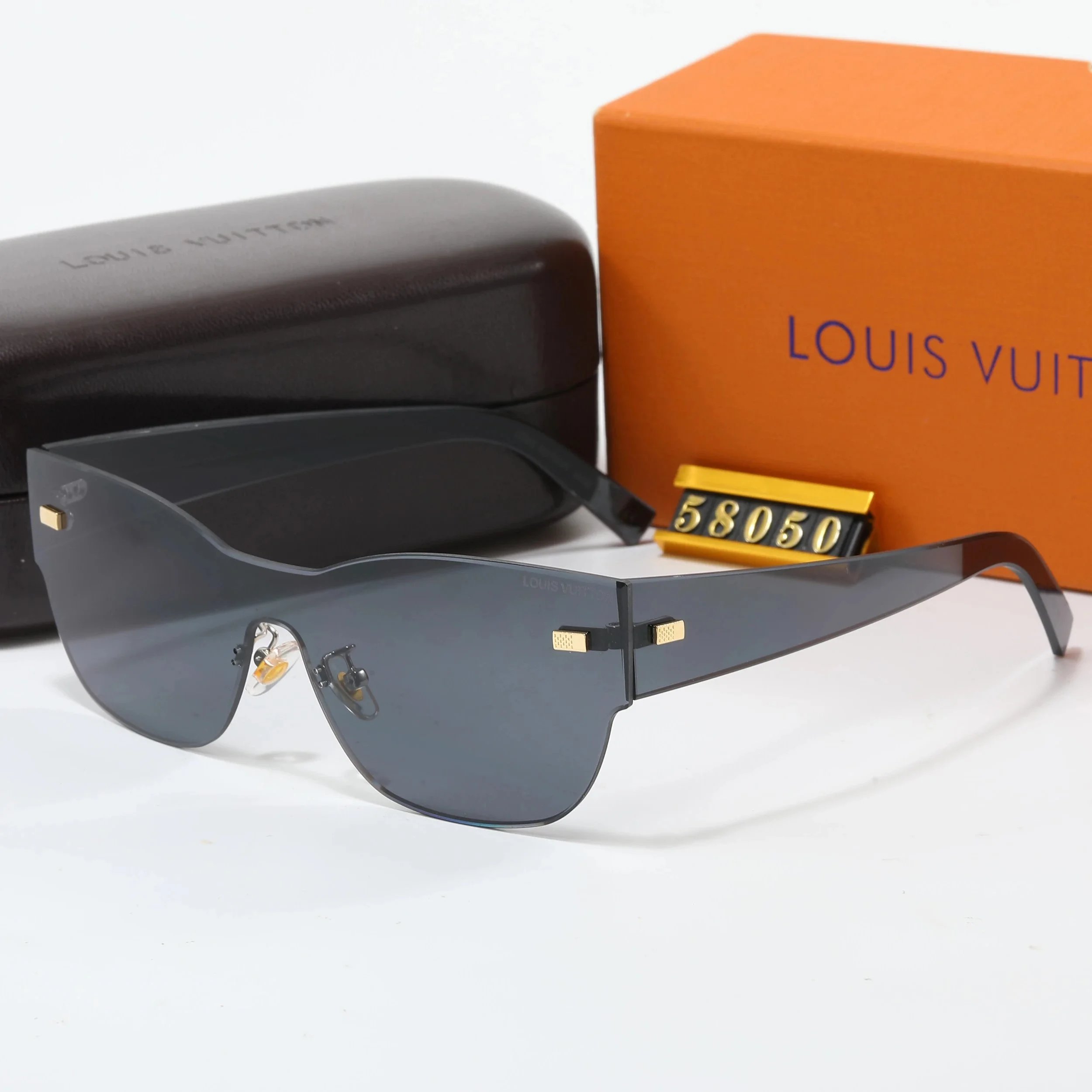 Louis Vuitton Monogram Shield Sunglasses Orange Gradient - 3
