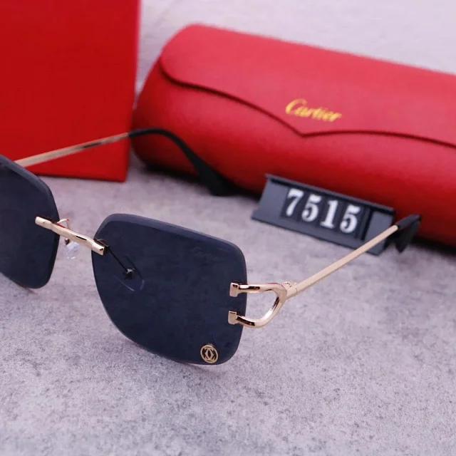 Cartier Eyewear 3689 Aviator Sunglasses product detail image 4