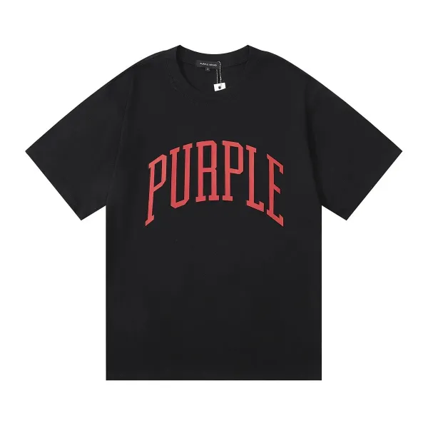 Purple Brand Arch Logo Black T-Shirt - 1