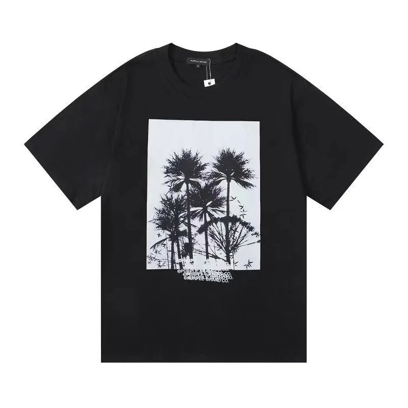 Purple Brand T-Shirts Logo Print — BB-35