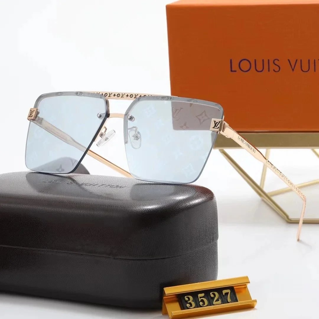 Louis Vuitton Rivoli Optical Glasses Gold Studs Transparent - 9