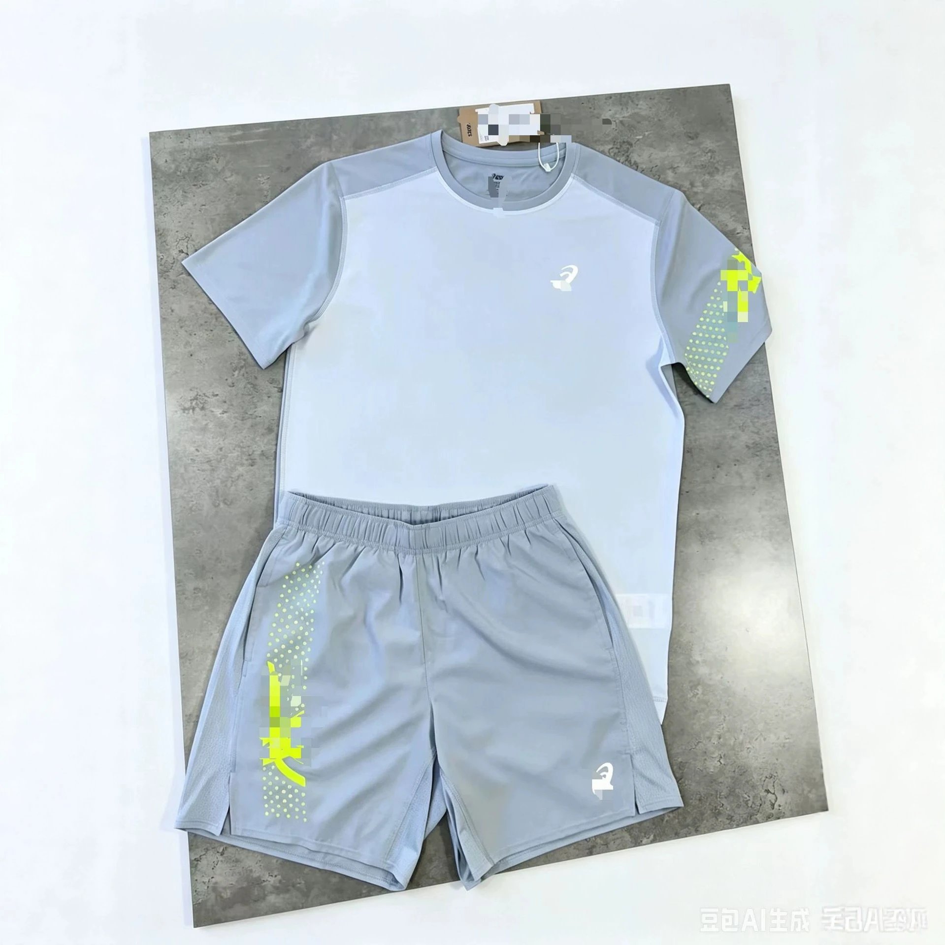 High-variety Arthur Europe and the United States cross-border summer quick-drying sports casual breathable short-sleeved shorts jacket men’s three-piece set