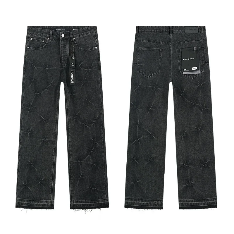 American Streetwear / High-Street Style Distressed & Ripped Denim Collection