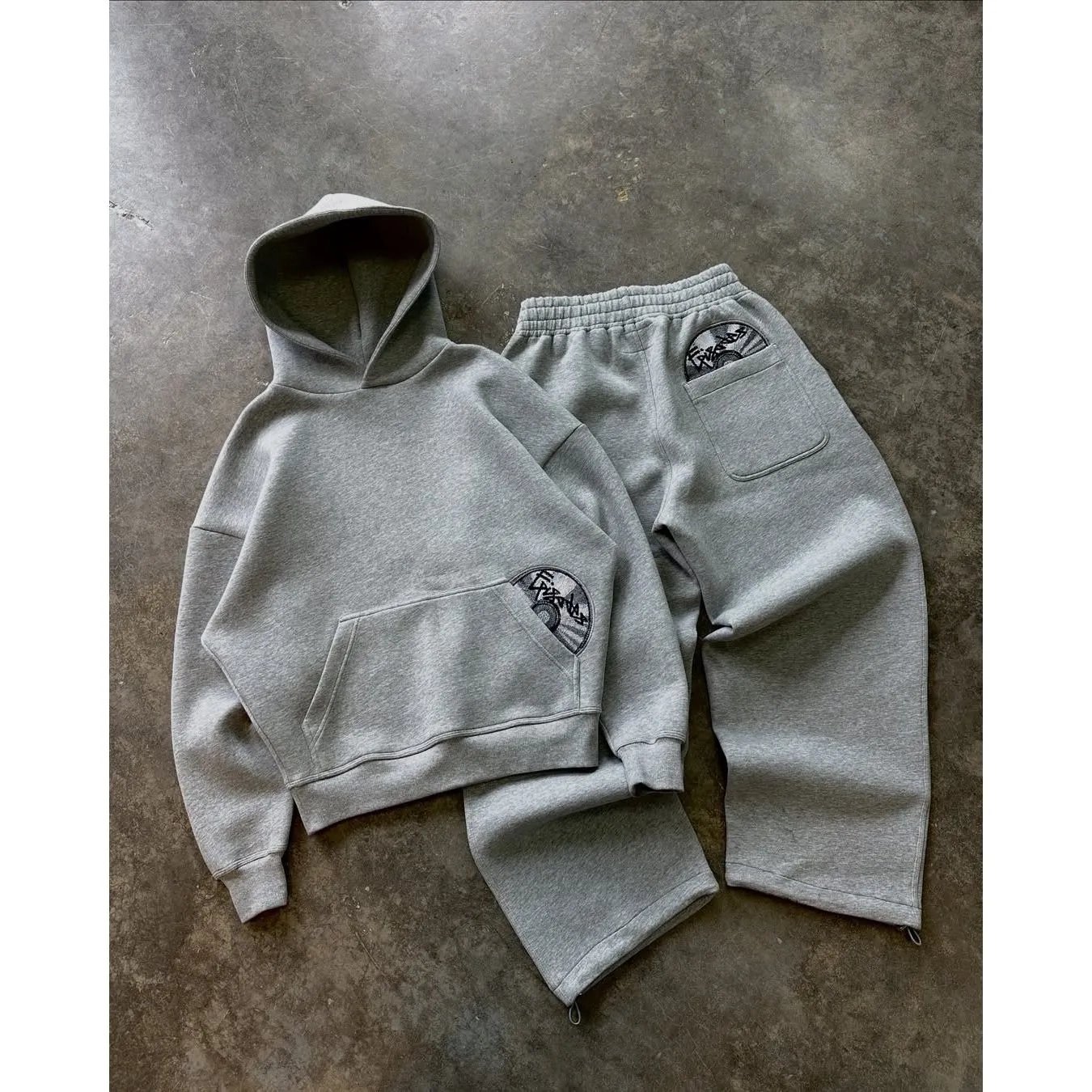 Grey pants set