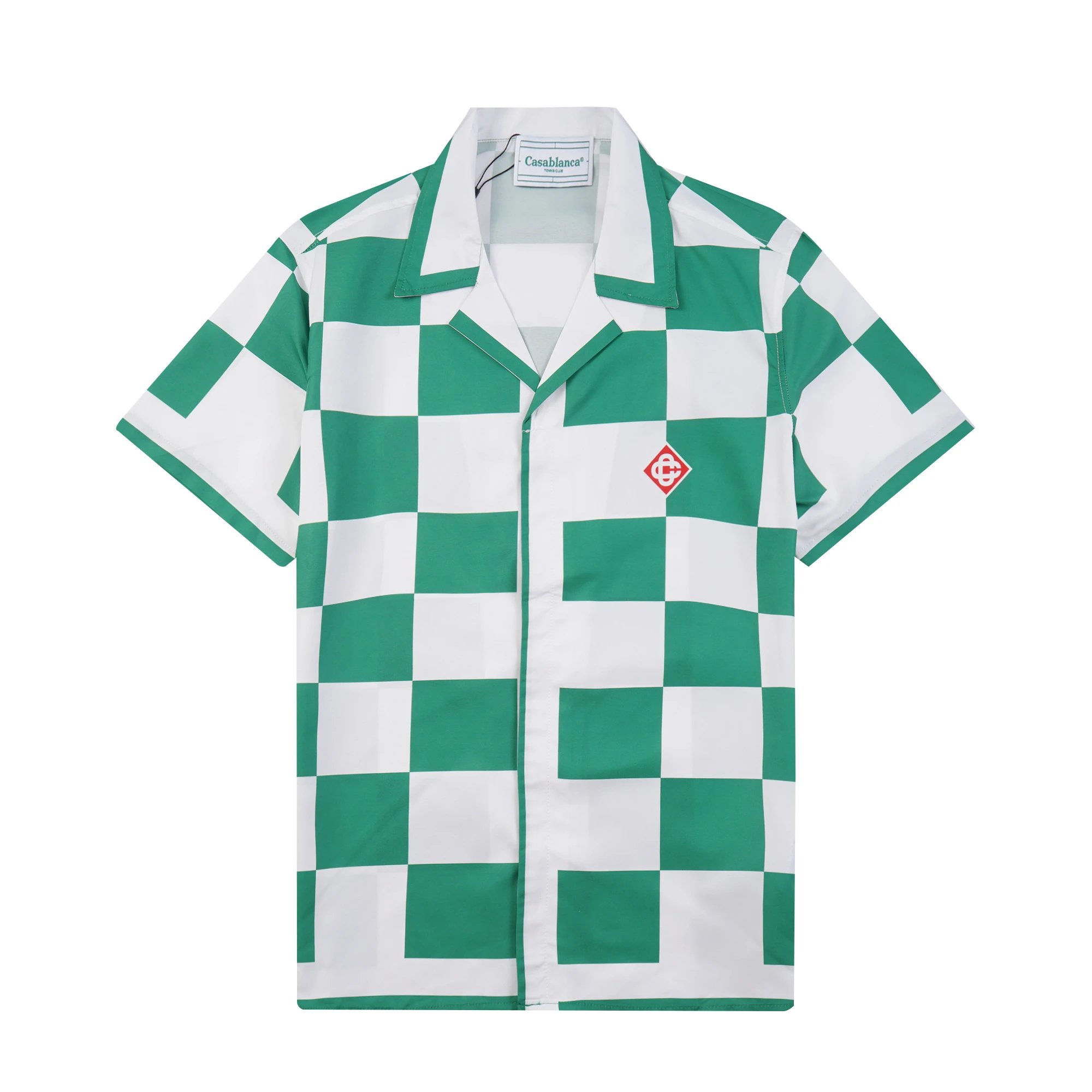 Casablanca Shirts Short-Sleeve Printed Button-Up Shirt — 11