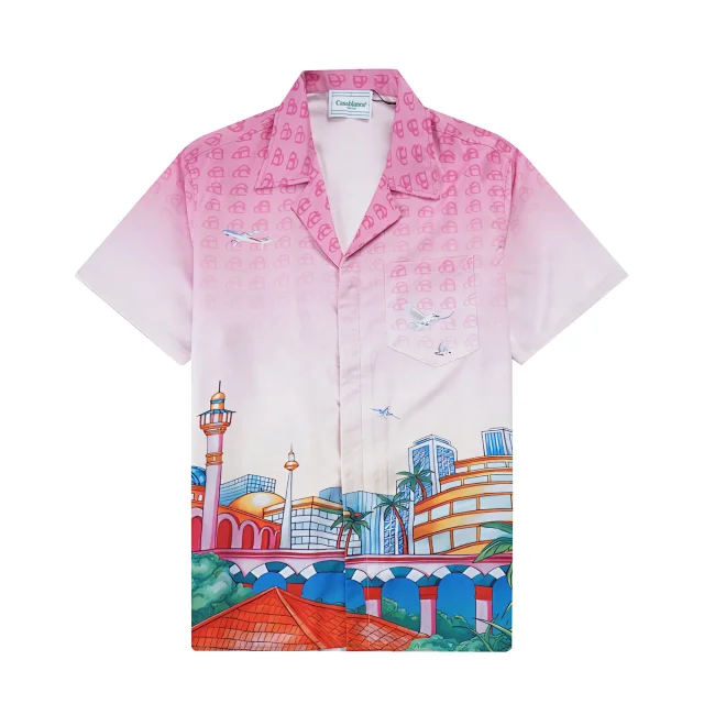 Casablanca Shirts Short-Sleeve Printed Button-Up Shirt product detail image 9