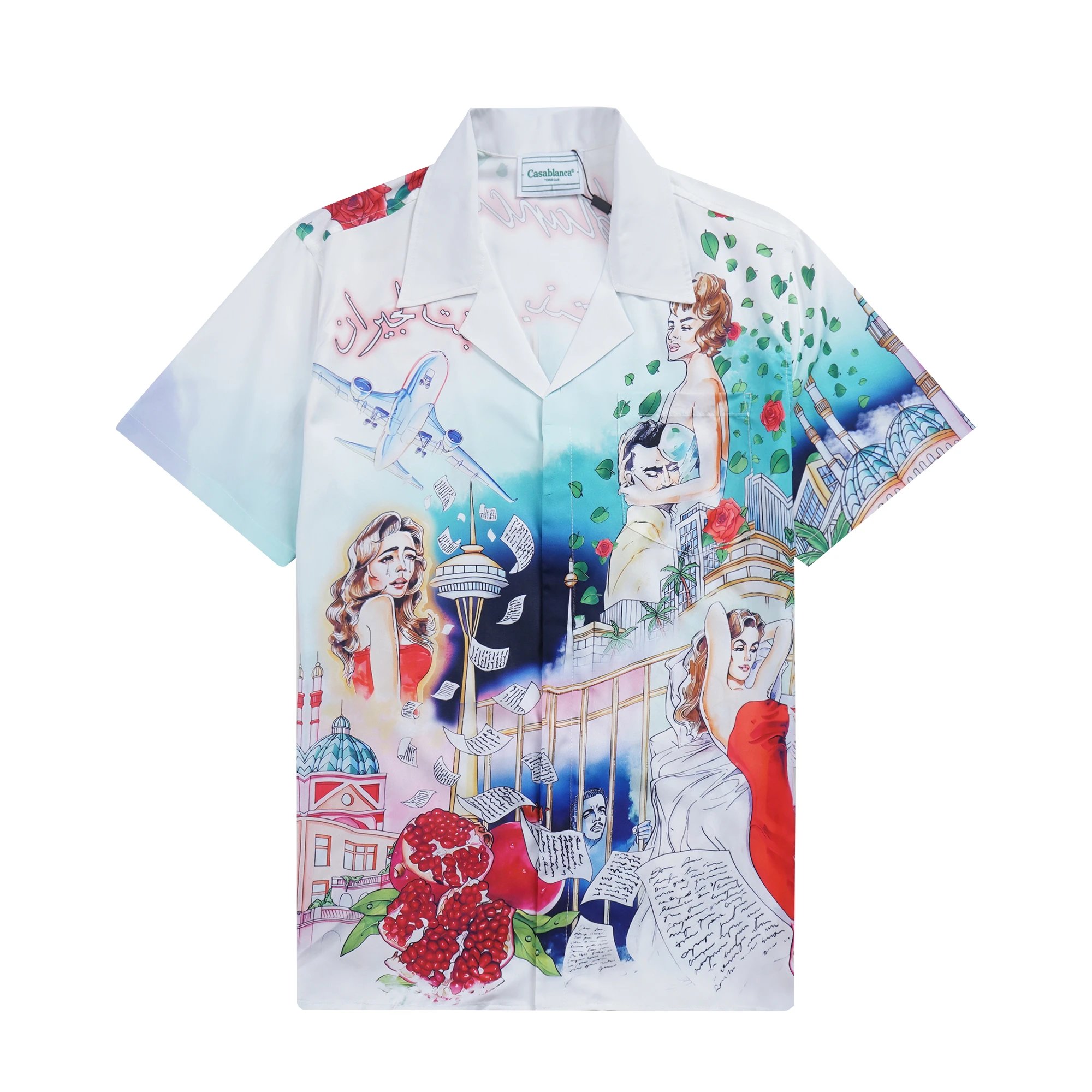 Casablanca Shirts Short-Sleeve Printed Button-Up Shirt image 3