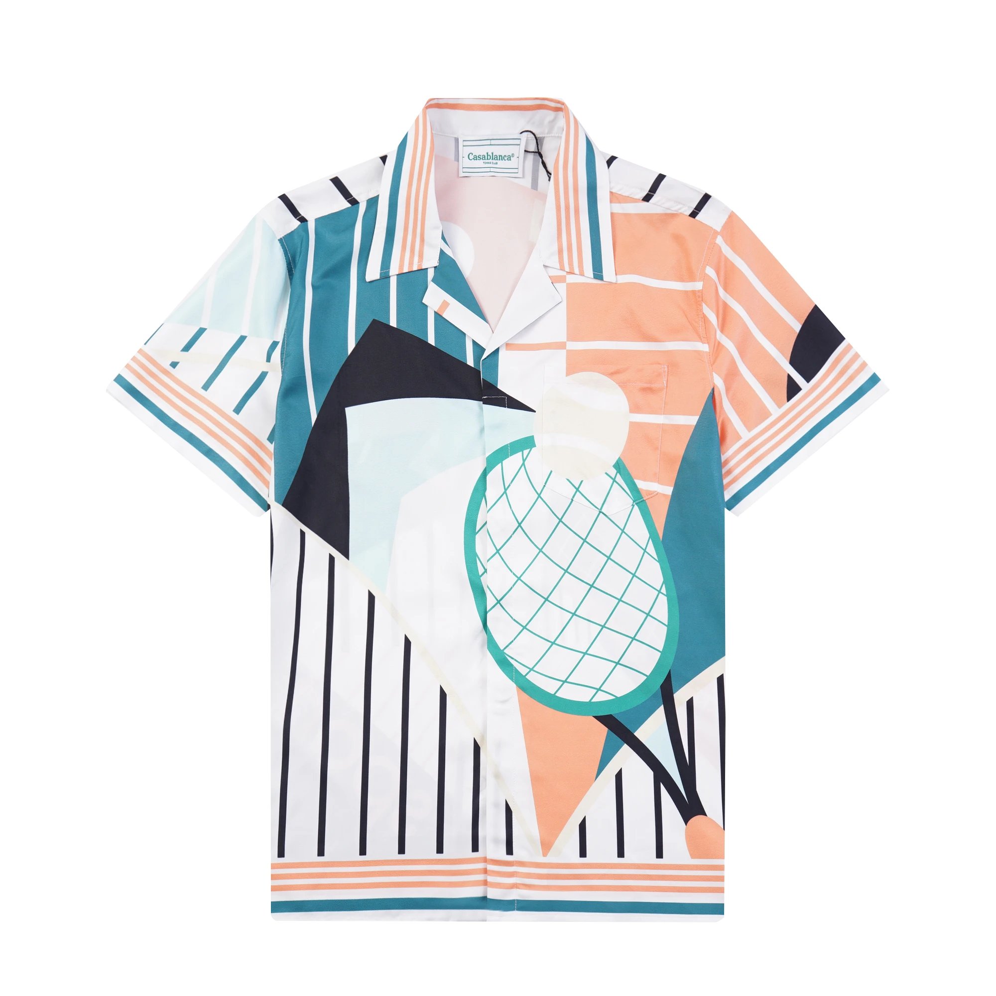 Casablanca Shirts Short-Sleeve Printed Button-Up Shirt image 10
