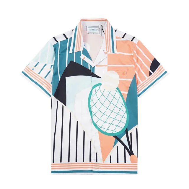 Casablanca Shirts Short-Sleeve Printed Button-Up Shirt product detail image 8
