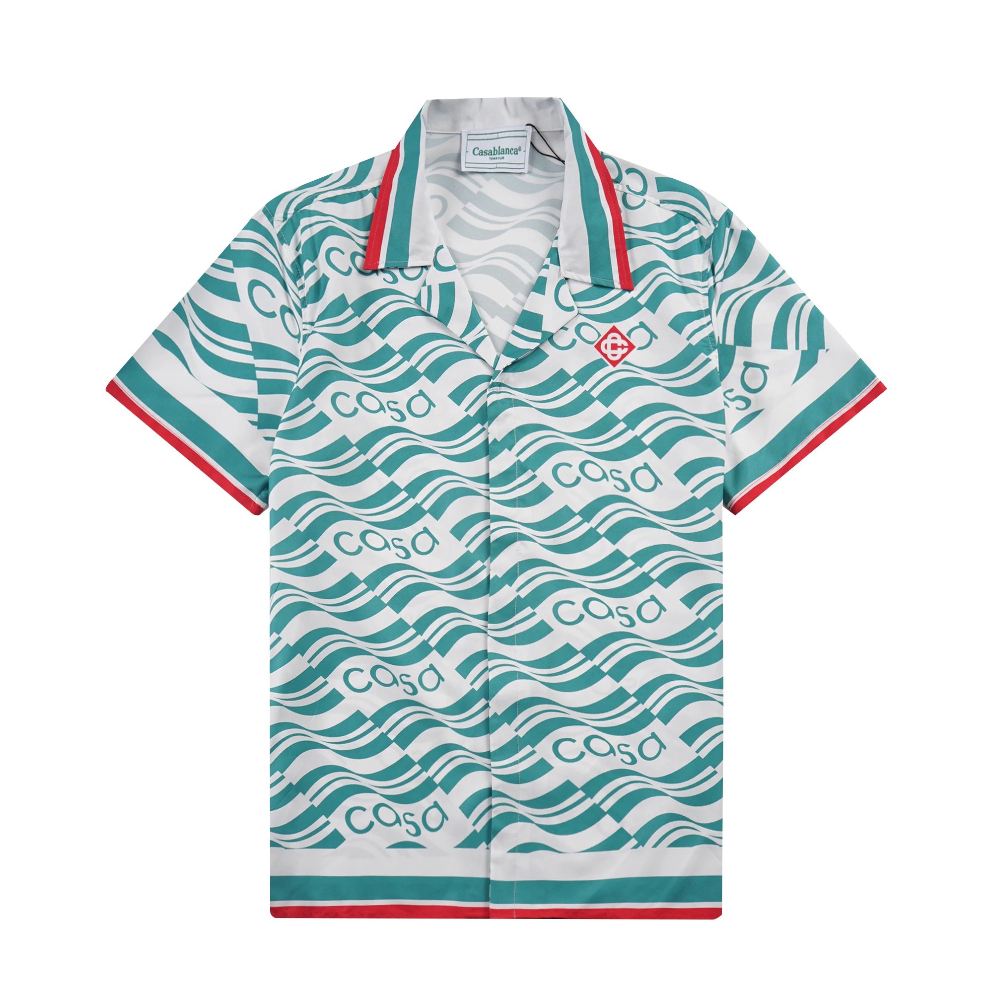 Casablanca Shirts Short-Sleeve Printed Button-Up Shirt image 5