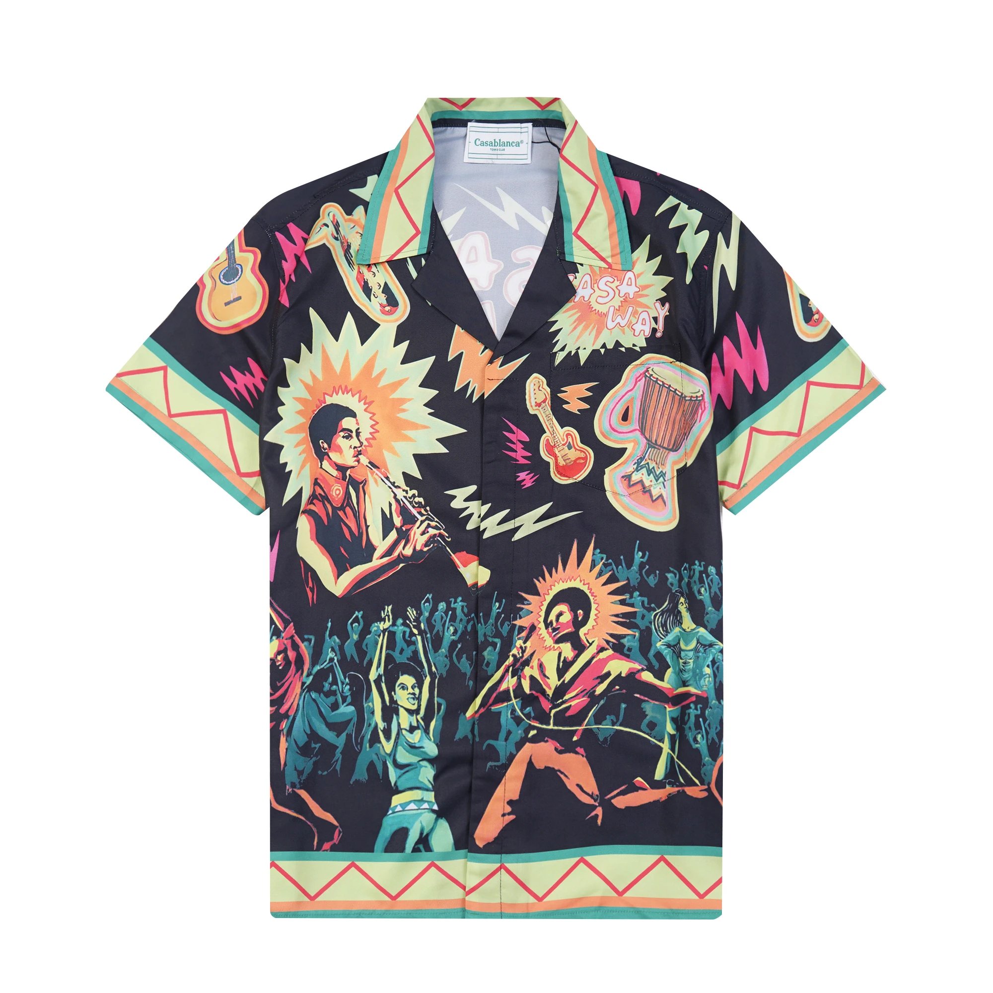 Casablanca Shirts Short-Sleeve Printed Button-Up Shirt image 9